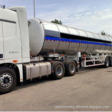 3 assi da 29,6 cbm in vendita a cisterna di ossido di carbonio liquido in vendita